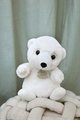 Plyšový medvedík The Little Companions Histoire d’ Ours biely 20 cm od 0 mes