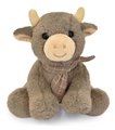 Plyšová kravička so šatkou The Little Companions Histoire d’ Ours v darčekovom balení hnedá 14 cm od 0 mes
