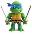Figúrka zberateľská Turtles Leonardo Jada kovová s pohyblivými ramenami výška 10 cm
