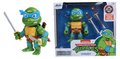 Figúrka zberateľská Turtles Leonardo Jada kovová s pohyblivými ramenami výška 10 cm
