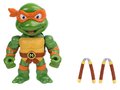 Figúrka zberateľská Turtles Michelangelo Jada kovová s pohyblivými ramenami výška 10 cm
