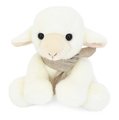 Plyšová ovečka so šatkou The Little Companions Histoire d’ Ours v darčekovom balení biela 14 cm od 0 mes