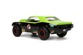 Autíčko Ninja korytnačky Chevy Camaro Jada kovové s otvárateľnými časťami a figúrkou Raphaelo dĺžka 19 cm 1:24