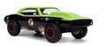 Autíčko Ninja korytnačky Chevy Camaro Jada kovové s otvárateľnými časťami a figúrkou Raphaelo dĺžka 19 cm 1:24