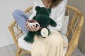 Plyšový hroch s dekou Emerald Green Hippo Chill Histoire d’ Ours zelený 45 cm od 0 mes