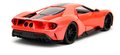Autíčko Ford GT 2017 Pink Slips 2017 Jada kovové s otvárateľnými časťami dĺžka 19 cm 1:24