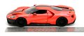 Autíčko Ford GT 2017 Pink Slips 2017 Jada kovové s otvárateľnými časťami dĺžka 19 cm 1:24