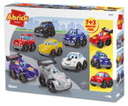 Joc de construit Abrick Fast Car Écoiffier 7 mașinuțe rapide + 3 mașinue gratuit de la 3 ani