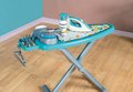 Žehliaca doska so žehličkou Ironing Board Steam Iron Smoby s vešiakmi a 9 doplnkami