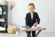 Žehliaca doska s naparovacou žehličkou Tefal Ironing Board Smoby s vešiakmi a 9 doplnkami