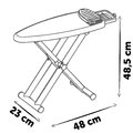 Žehliaca doska s naparovacou žehličkou Tefal Ironing Board Smoby s vešiakmi a 9 doplnkami