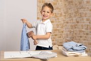 Ručný naparovač s doskou na skladanie oblečenia Tefal Steam&Fold Set Smoby so svetlom a vešiakom