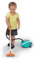 Upratovací vozík s elektronickým vysávačom Vacuum Cleaner Smoby tyrkysový s 9 doplnkami