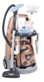 Upratovací vozík a elektronický vysávač Rowenta Trolley Vacuum Cleaner Smoby s realistickým zvukom s metlou lopatkou a 9 doplnkami