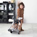 Upratovací vozík a elektronický vysávač Rowenta Trolley Vacuum Cleaner Smoby s realistickým zvukom s metlou lopatkou a 9 doplnkami