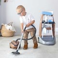 Upratovací vozík a elektronický vysávač Rowenta Trolley Vacuum Cleaner Smoby s realistickým zvukom s metlou lopatkou a 9 doplnkami