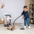 Upratovací vozík s elektronickým vysávačom Rowenta Trolley Vacuum Cleaner Smoby s realistickým zvukom 9 doplnkov