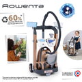 Upratovací vozík s elektronickým vysávačom Rowenta Trolley Vacuum Cleaner Smoby s realistickým zvukom 9 doplnkov