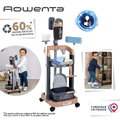 Upratovací vozík s tyčovým vysávačom so zvukom Rowenta Trolley Upright Hoover Smoby s metlou mopom a lopatkou 11 doplnkov