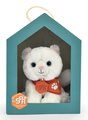 Plyšová mačička Welcome Home SPA Collection Histoire d’ Ours v darčekovom balení biela 16 cm od 0 mes