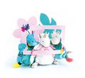 Plyšový jednorožec na bábkové divadlo Unicorn Hand Puppet Doudou et Compagnie ružový 25 cm od 0 mes