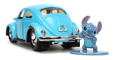 Autíčko VW Beetle 1959 s figúrkou Lilo & Stitch Jada kovové dĺžka 12,7 cm 1:32 od 8 rokov