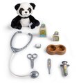 Zverolekársky vozík s kufríkom Veterinary Animal Care Trolley Smoby pre plyšovú pandu s 8 lekárskymi doplnkami