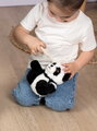 Veterinársky vozík s plyšovou pandou Veterinary Trolley Smoby s prenosným boxom a stetoskopom s teplomerom 8 doplnkov