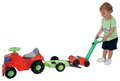 Odrážadlo Traktor 2v1 Écoiffier s kosačkou na prívese červené od 12 mes