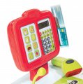 Pokladňa Mini Shop Smoby elektronická s váhou, terminálom, čítačkou kódov a 27 doplnkami červená