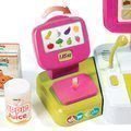 Pokladňa Mini Shop Smoby elektronická s váhou, terminálom, čítačkou kódov a 27 doplnkami ružová
