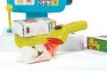 Obchod Supermarket Smoby elektronický s váhou, pokladňou, potravinami a 41 doplnkami tyrkysový