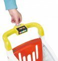 Obchod Supermarket Smoby elektronický s váhou, pokladňou, potravinami a 41 doplnkami červený