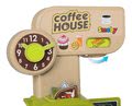 Kaviareň s Espresso kávovarom Coffee House Smoby s elektronickou pokladňou skenerom a 57 doplnkov