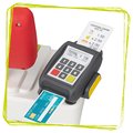 Obchod s vozíkom a potravinami Supermarket Smoby s elektronickou pokladňou a skenerom váhou a 42 doplnkov