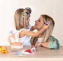 Kvetinárstvo s vlastnou výrobou kvetinových šperkov Crea Flower Jewelry Set Smoby s textilnými lupienkami a bižutériou 100 doplnkov