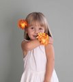 Kvetinárstvo s vlastnou výrobou kvetinových šperkov Crea Flower Jewelry Set Smoby s textilnými lupienkami a bižutériou 100 doplnkov