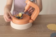 Kvetinárstvo s vlastnou výrobou kvetinových šperkov Crea Flower Jewelry Set Smoby s textilnými lupienkami a bižutériou 100 doplnkov