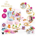 Kvetinárstvo s vlastnou výrobou kvetinových šperkov Princezné Disney Flower Jewelry Studio Smoby s textilnými lupienkami a bižutériou 92 doplnkov