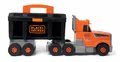 Kamión s pracovným kufríkom Black&Decker Truck Smoby a 60 doplnkov s náradím