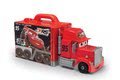 Kamión Mack Truck s autom Flash McQueen Cars XRS Smoby so zvukom svetlom a pretekárskym simulátorom