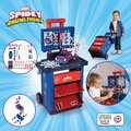 Pracovný stolík na kolieskach Spidey DIY Trolley Marvel Smoby s autíčkom figúrkou a 45 pracovných doplnkov