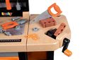 Pracovný stôl Black&Decker Open Bricolo Workbench Smoby skladací s 37 doplnkami