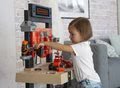 Pracovná dielňa Black+Decker Smoby s mechanickou vŕtačkou a autíčkom s 92 doplnkami