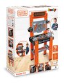 Pracovná dielňa Bricolo One Workbench Black&Decker Smoby so zatĺkačkou a 79 doplnkami 103 cm vysoká