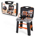 Pracovná dielňa v kufríku Black&Decker Bricolo Smart Smoby so zverákom a pracovným náradím 33 doplnkov