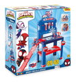 Pracovná dielňa s autíčkom Spidey Bricolo Workbench Marvel Smoby so skákajúcou rampou a náradím 90 doplnkov