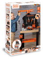 Pracovná dielňa s mechanickým žeriavom Bricolo Builder Black&Decker Smoby so skladacím autíčkom a vŕtačkou 87 doplnkov