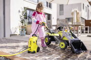 Vozík s vysokotlakovým čističom Kärcher High Pressure Trolley K4 Smoby s napojením na hadicu s vodou s dvoma pozíciami tlaku - hračka pre deti