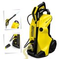 Vozík s vysokotlakovým čističom Karcher High Pressure Trolley K4 Smoby s napojením na vodu s elektronickým čističom okien - hračka pre deti